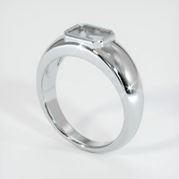 10K White Gold Men's Ring Setting Video