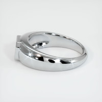 14K White Gold Men's Ring Setting Image