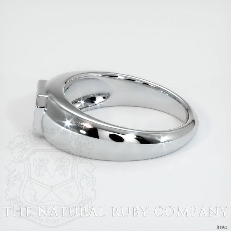 14K White Gold Men's Ring Setting
