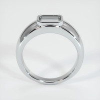14K White Gold Men's Ring Setting Image