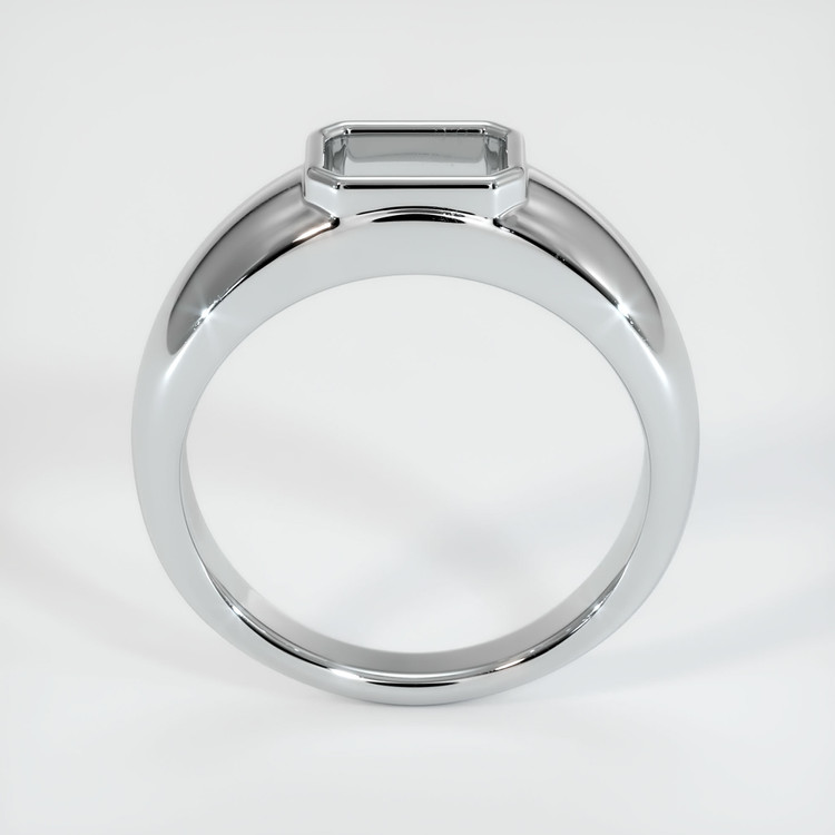14K White Gold Men's Ring Setting