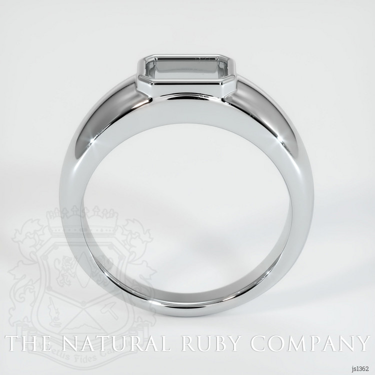 14K White Gold Men's Ring Setting