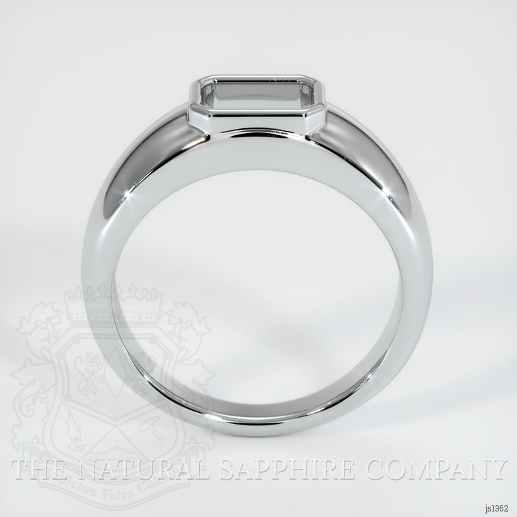 18K White Gold Men's Ring Setting