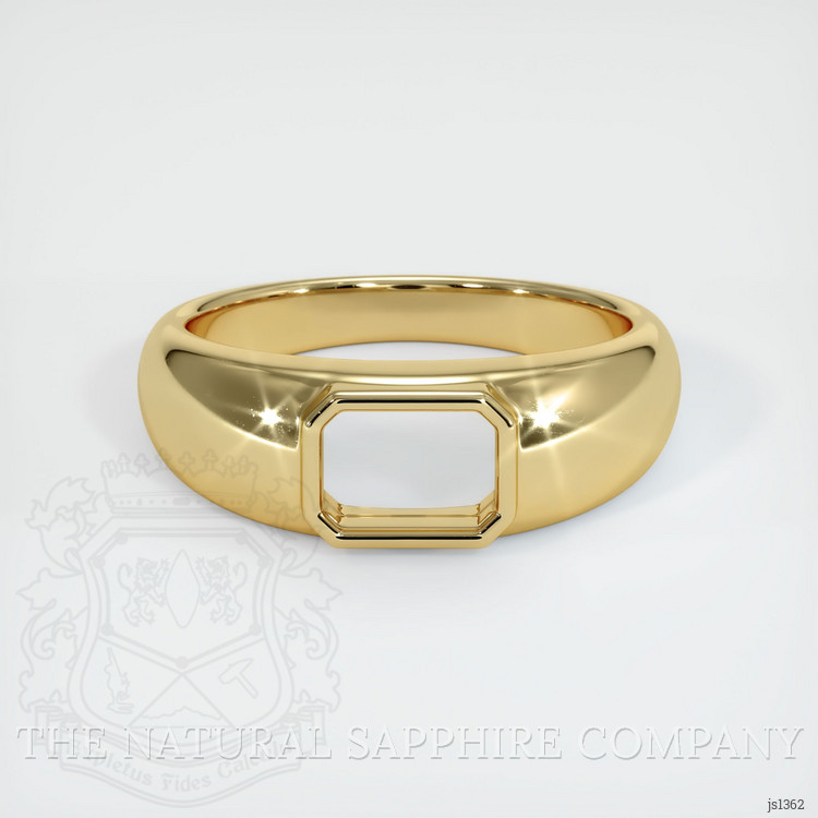 14K Yellow Gold Men's Ring Setting