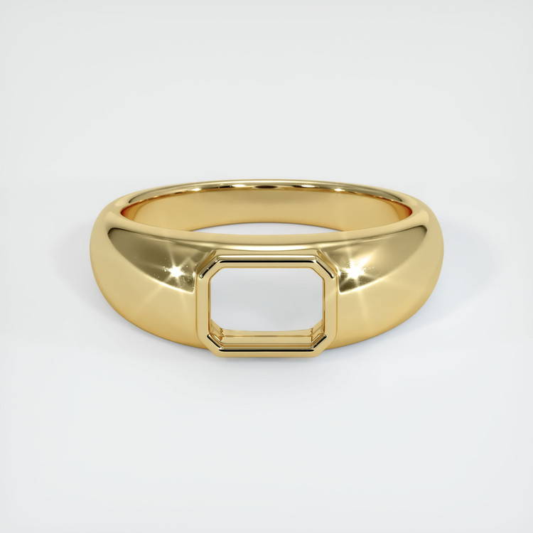 14K Yellow Gold Men's Ring Setting