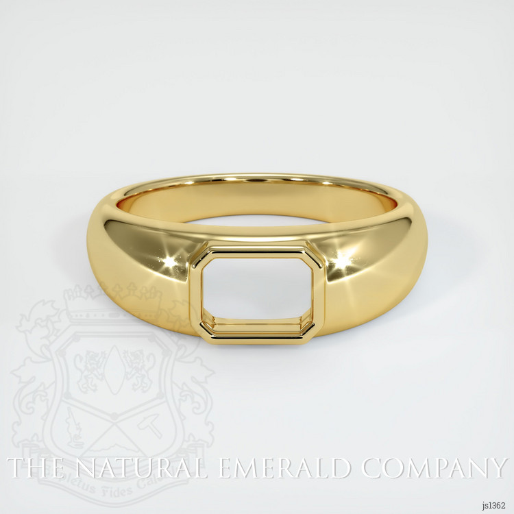 18K Yellow Gold Men's Ring Setting