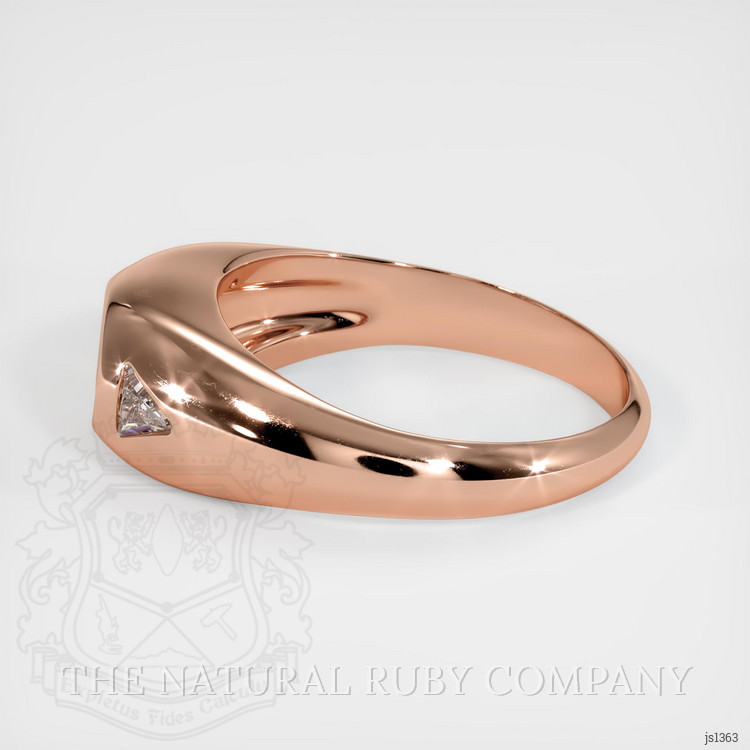 14K Rose Gold Men's Ring Setting