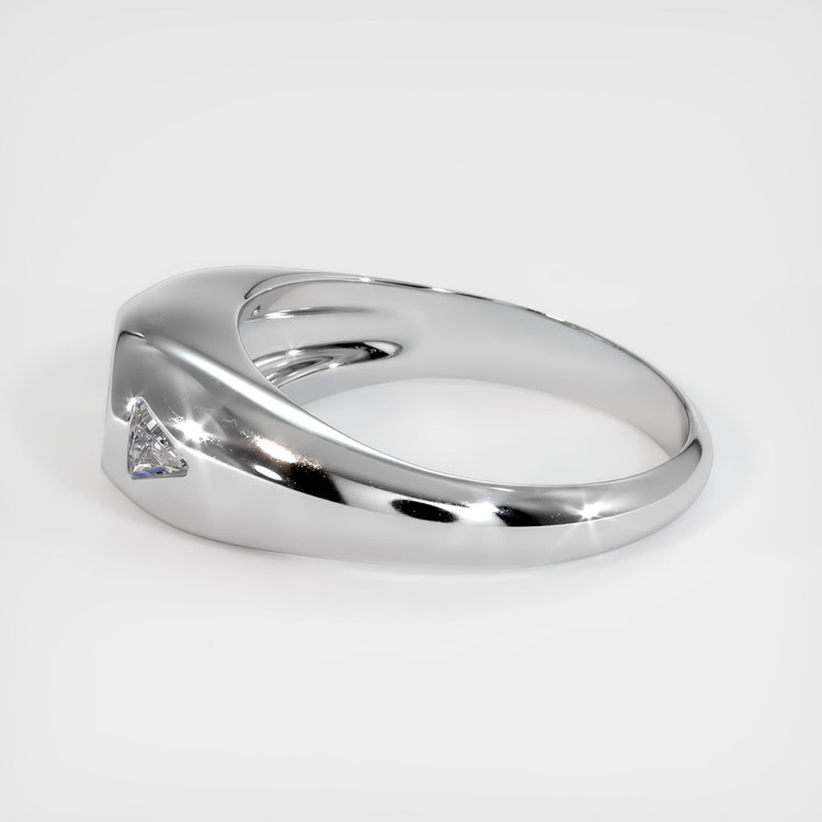 14K White Gold Men's Ring Setting