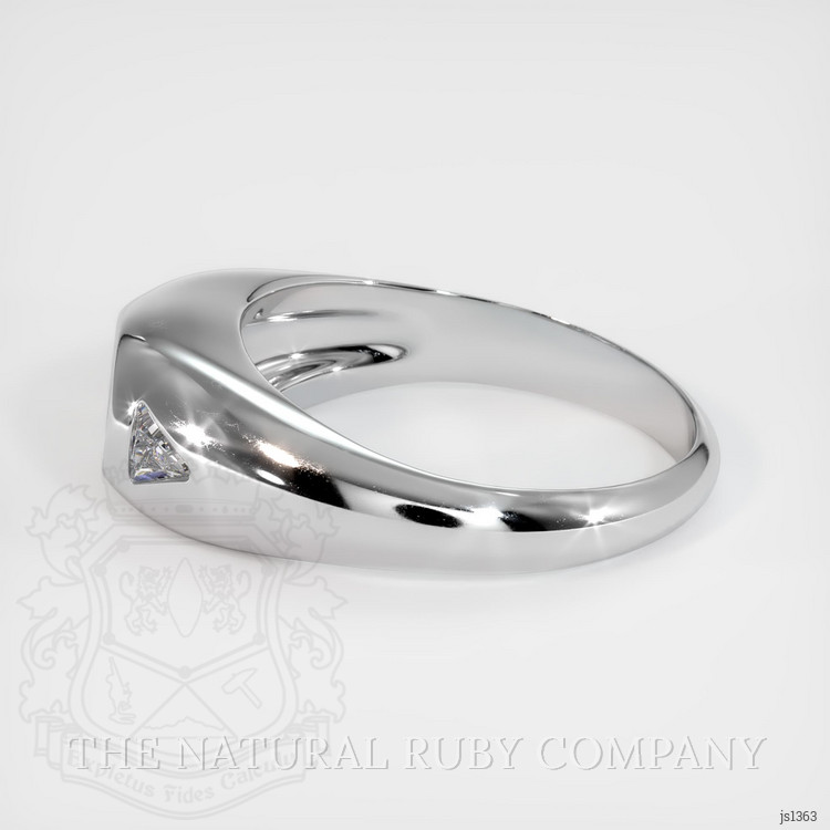 18K White Gold Men's Ring Setting