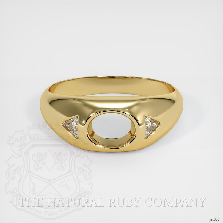 10K Yellow Gold Men's Ring Setting