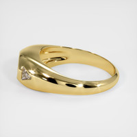 18K Yellow Gold Men's Ring Setting Image
