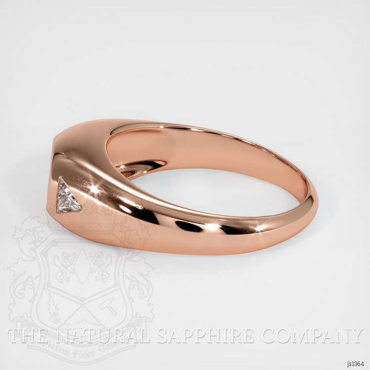 14K Rose Gold Men's Ring Setting