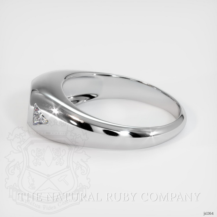 14K White Gold Men's Ring Setting