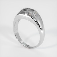 18K White Gold Men's Ring Setting Video