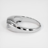 18K White Gold Men's Ring Setting Image