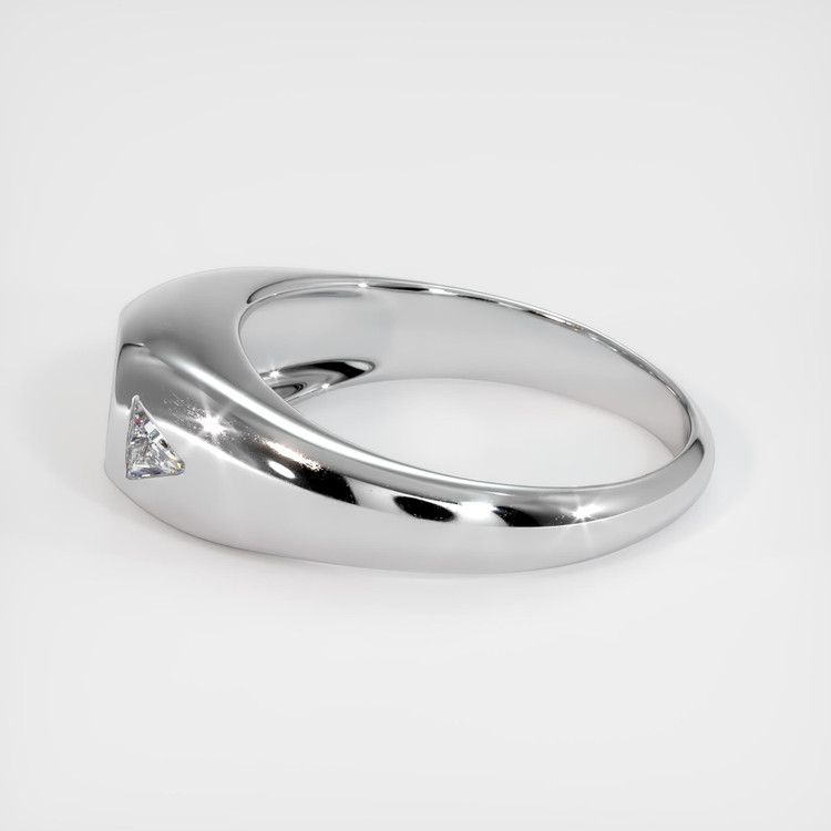18K White Gold Men's Ring Setting