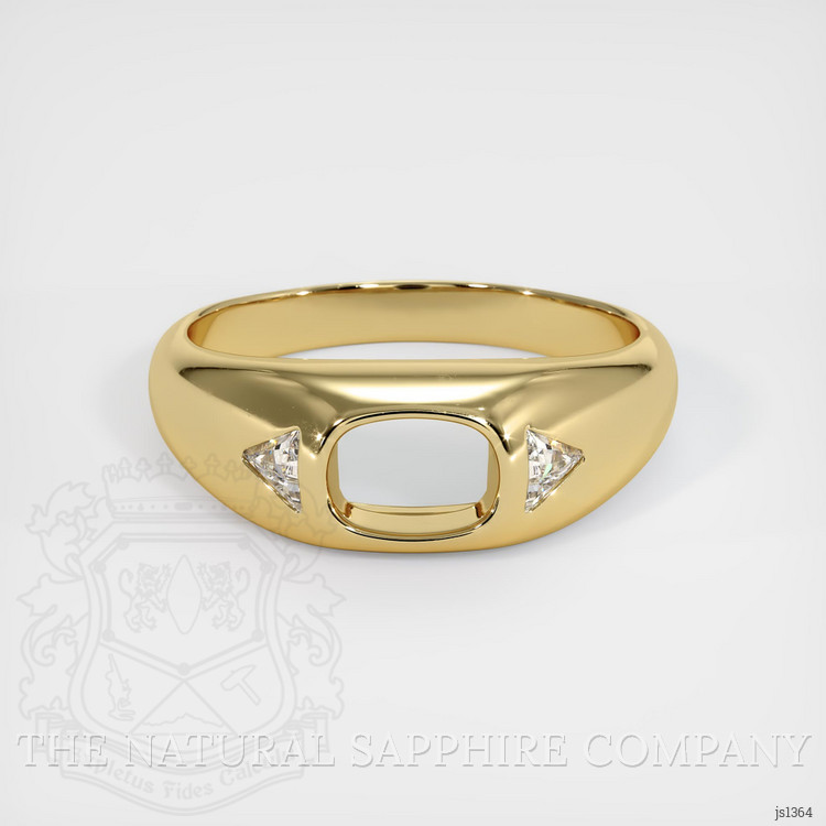 10K Yellow Gold Men's Ring Setting