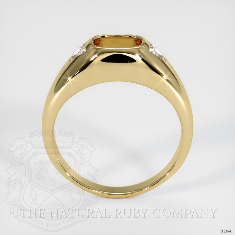 10K Yellow Gold Men's Ring Setting