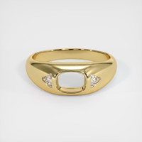 14K Yellow Gold Men's Ring Setting Image