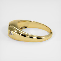 18K Yellow Gold Men's Ring Setting Image