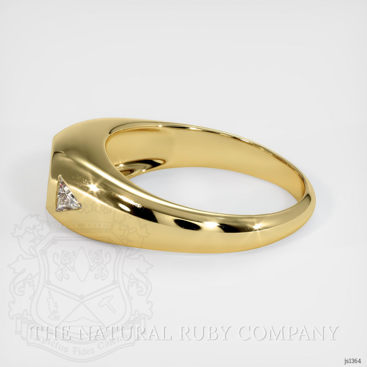 18K Yellow Gold Men's Ring Setting