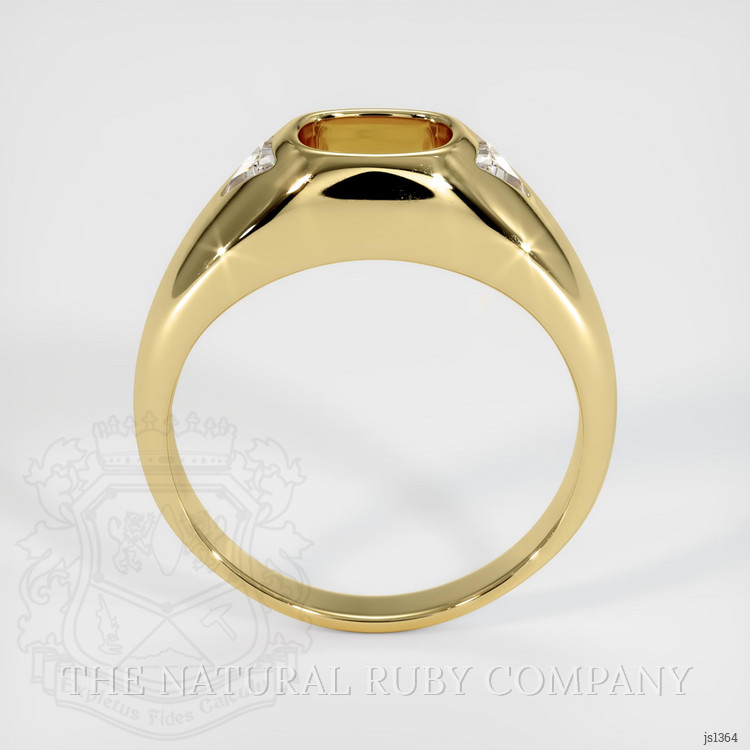 18K Yellow Gold Men's Ring Setting