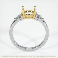 18K Yellow & White Accent Stones Ring Setting Image