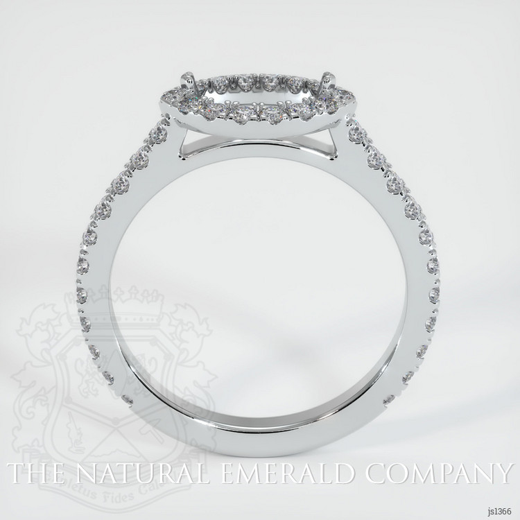 Platinum 950 Pave Ring Setting
