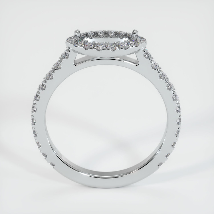 Platinum 950 Pave Ring Setting