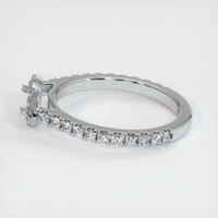 18K White Gold Pave Ring Setting Image