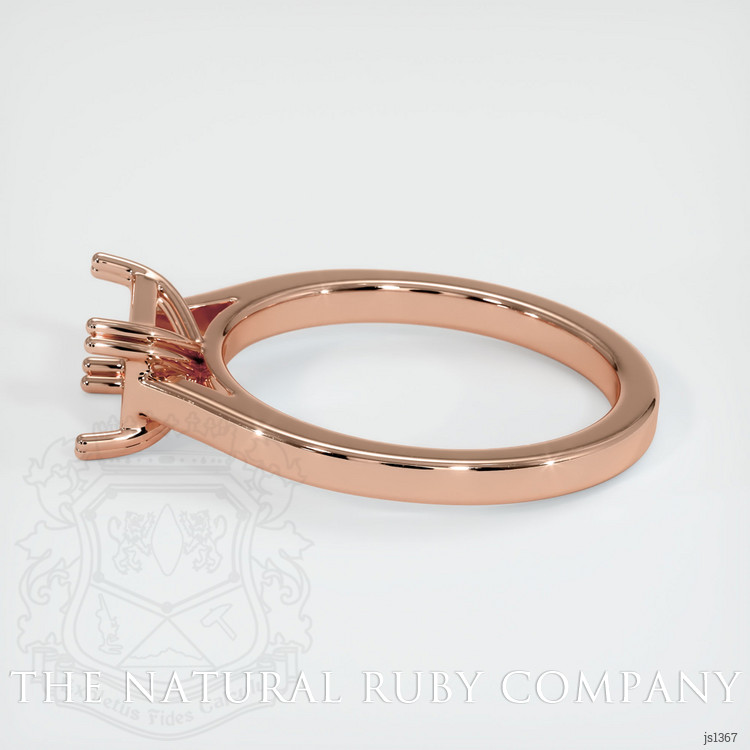 14K Rose Gold Solitaire Ring Setting