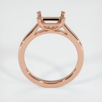 14K Rose Gold Solitaire Ring Setting Image