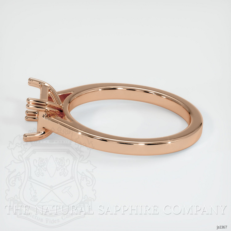 18K Rose Gold Solitaire Ring Setting