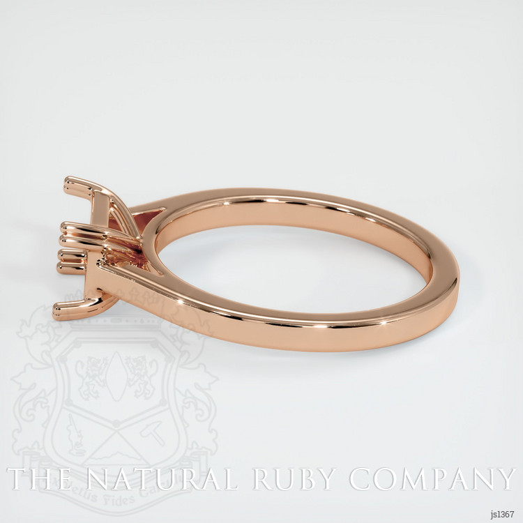 18K Rose Gold Solitaire Ring Setting
