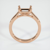 18K Rose Gold Solitaire Ring Setting Image