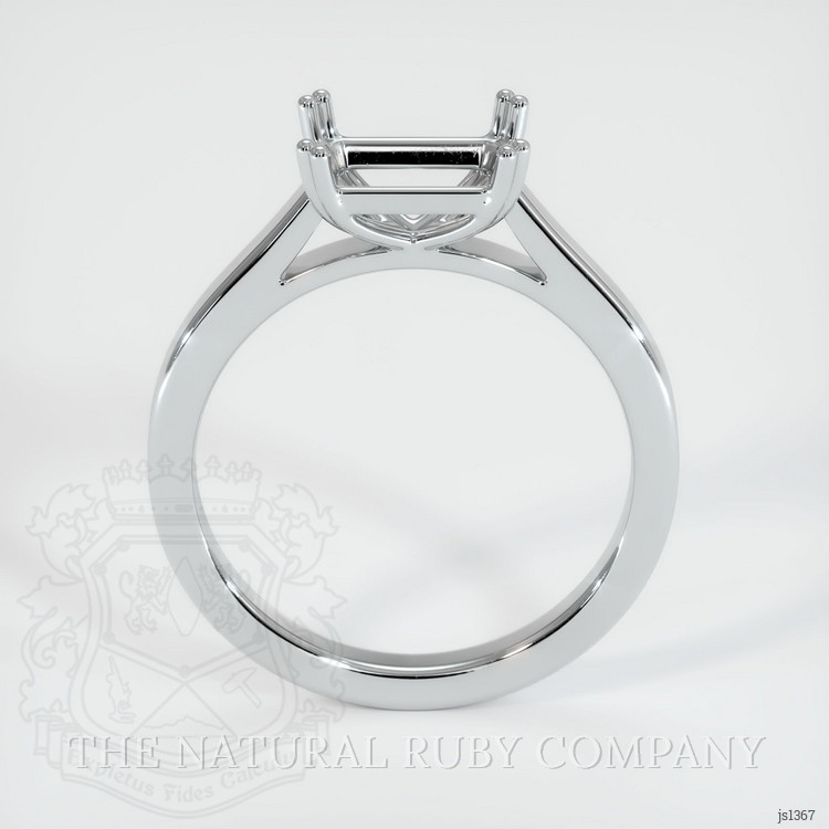Silver Solitaire Ring Setting