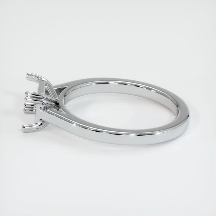 10K White Gold Solitaire Ring Setting