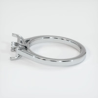 18K White Gold Solitaire Ring Setting Image