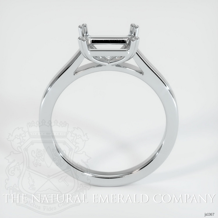 18K White Gold Solitaire Ring Setting