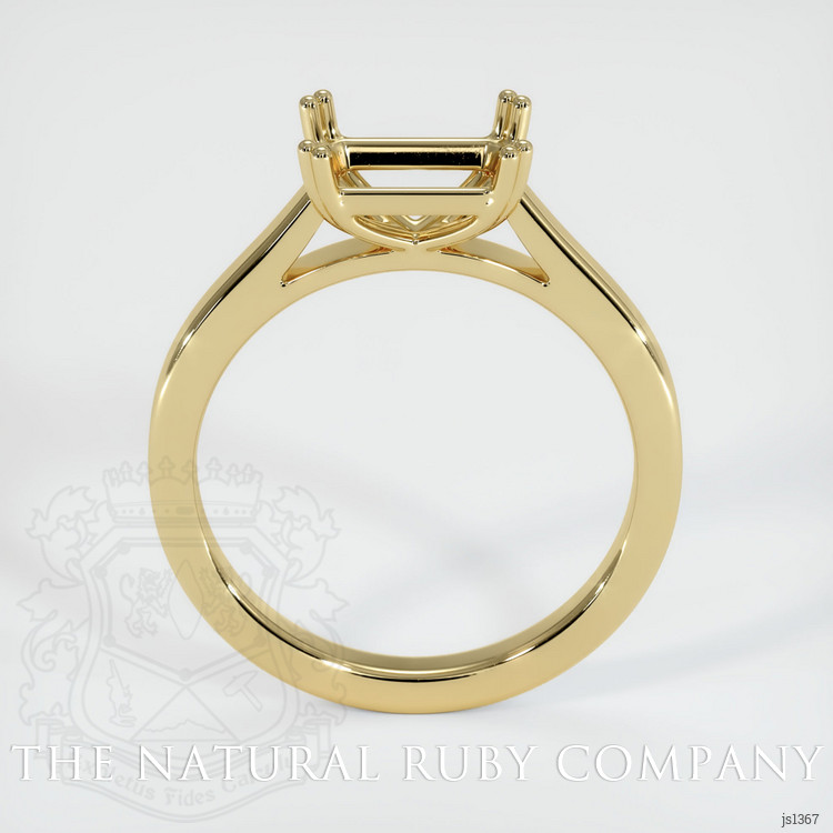 14K Yellow Gold Solitaire Ring Setting