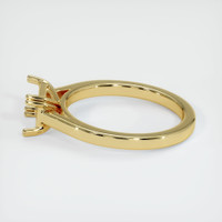 18K Yellow Gold Solitaire Ring Setting Image