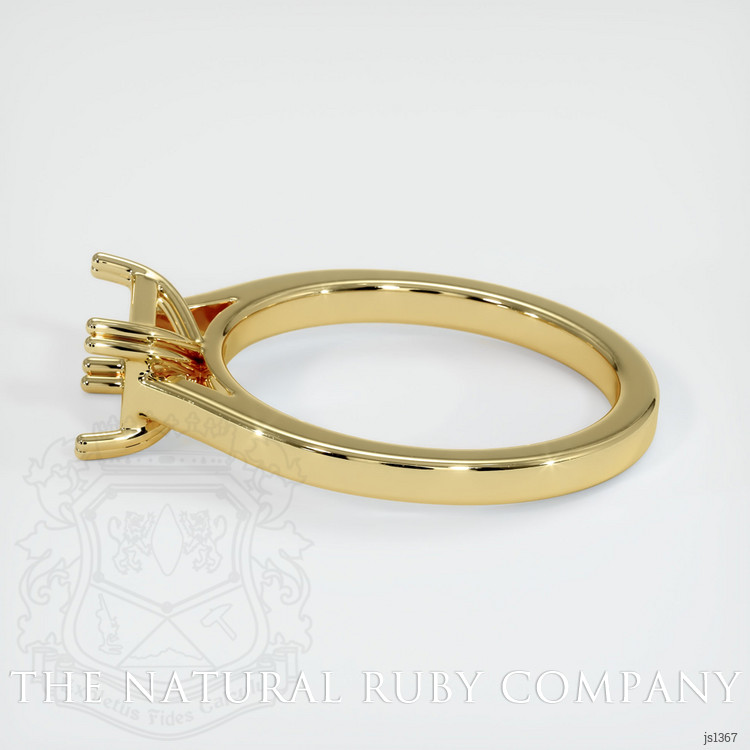 18K Yellow Gold Solitaire Ring Setting