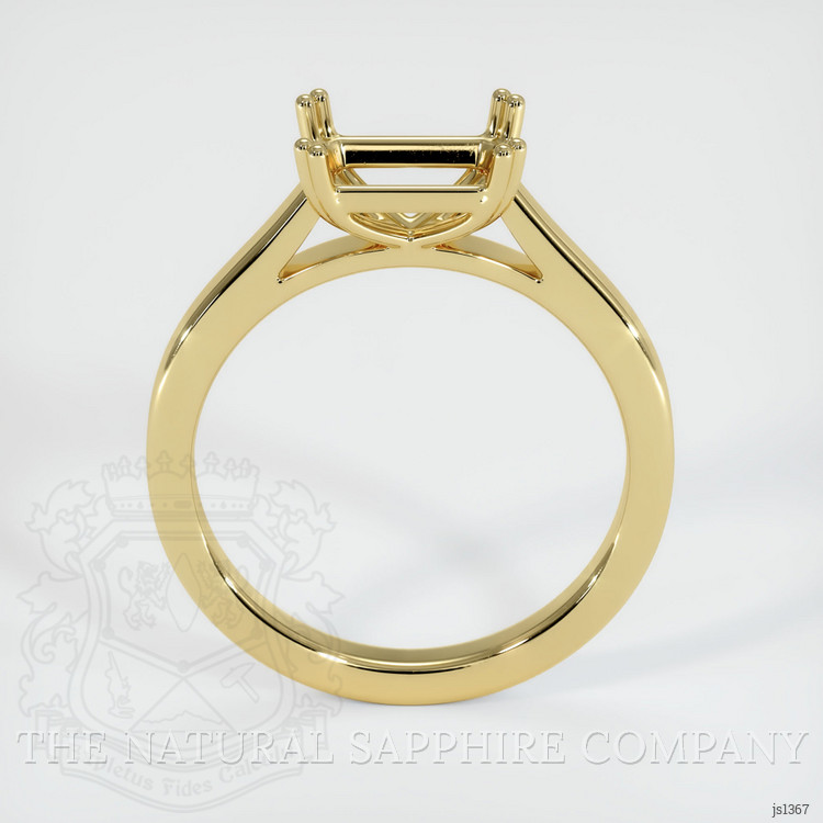 18K Yellow Gold Solitaire Ring Setting