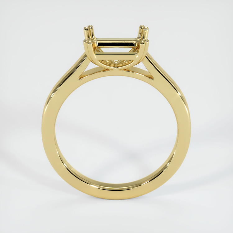 18K Yellow Gold Solitaire Ring Setting