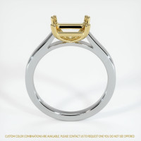 18K Yellow & White Solitaire Ring Setting Image