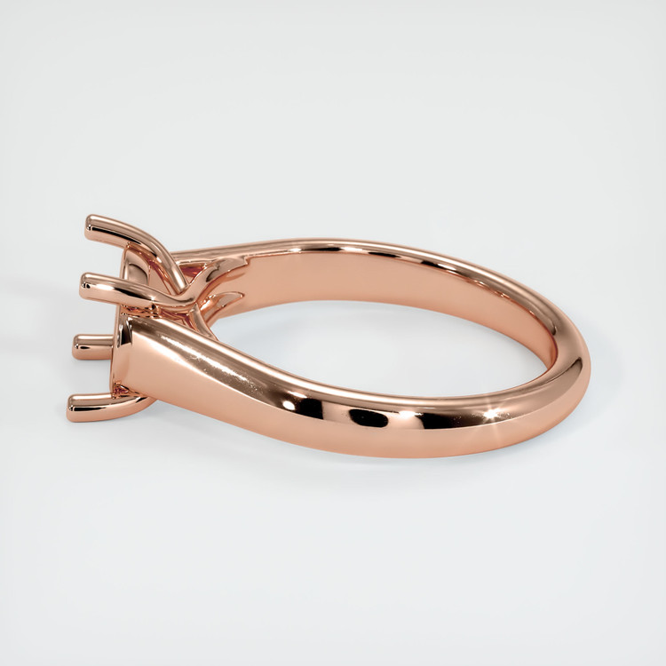 14K Rose Gold Solitaire Ring Setting