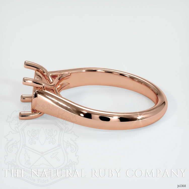 14K Rose Gold Solitaire Ring Setting