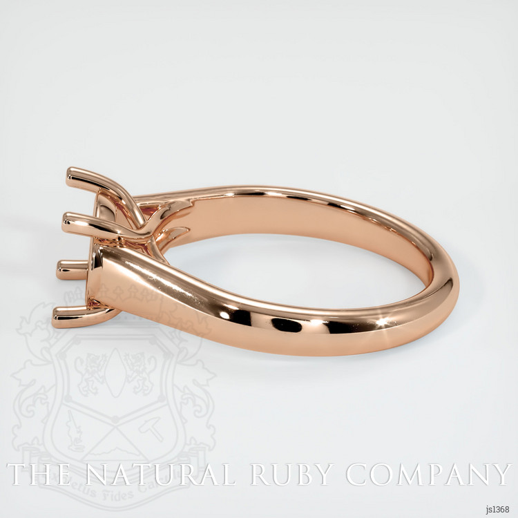 18K Rose Gold Solitaire Ring Setting