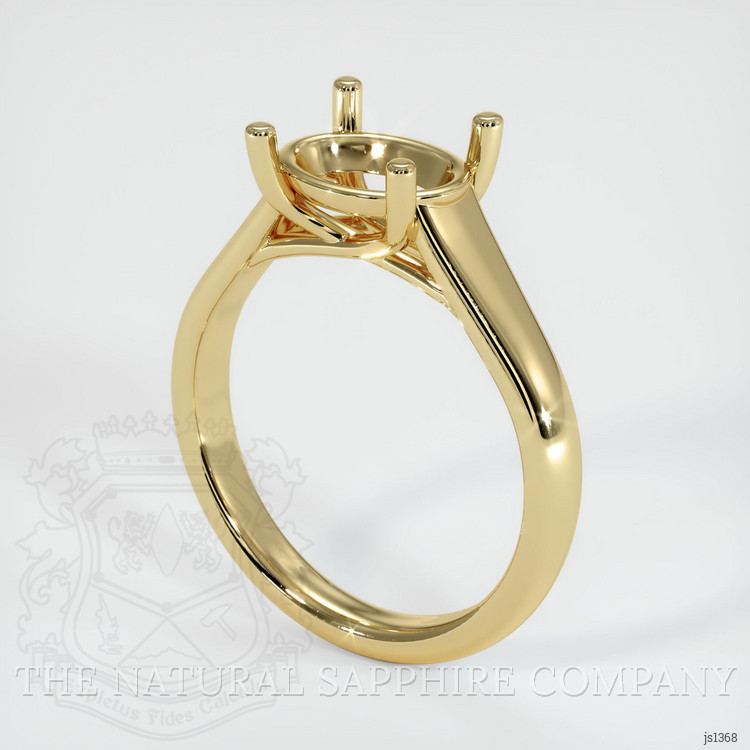 10K Yellow Gold Solitaire Ring Setting