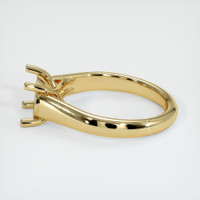 10K Yellow Gold Solitaire Ring Setting Image